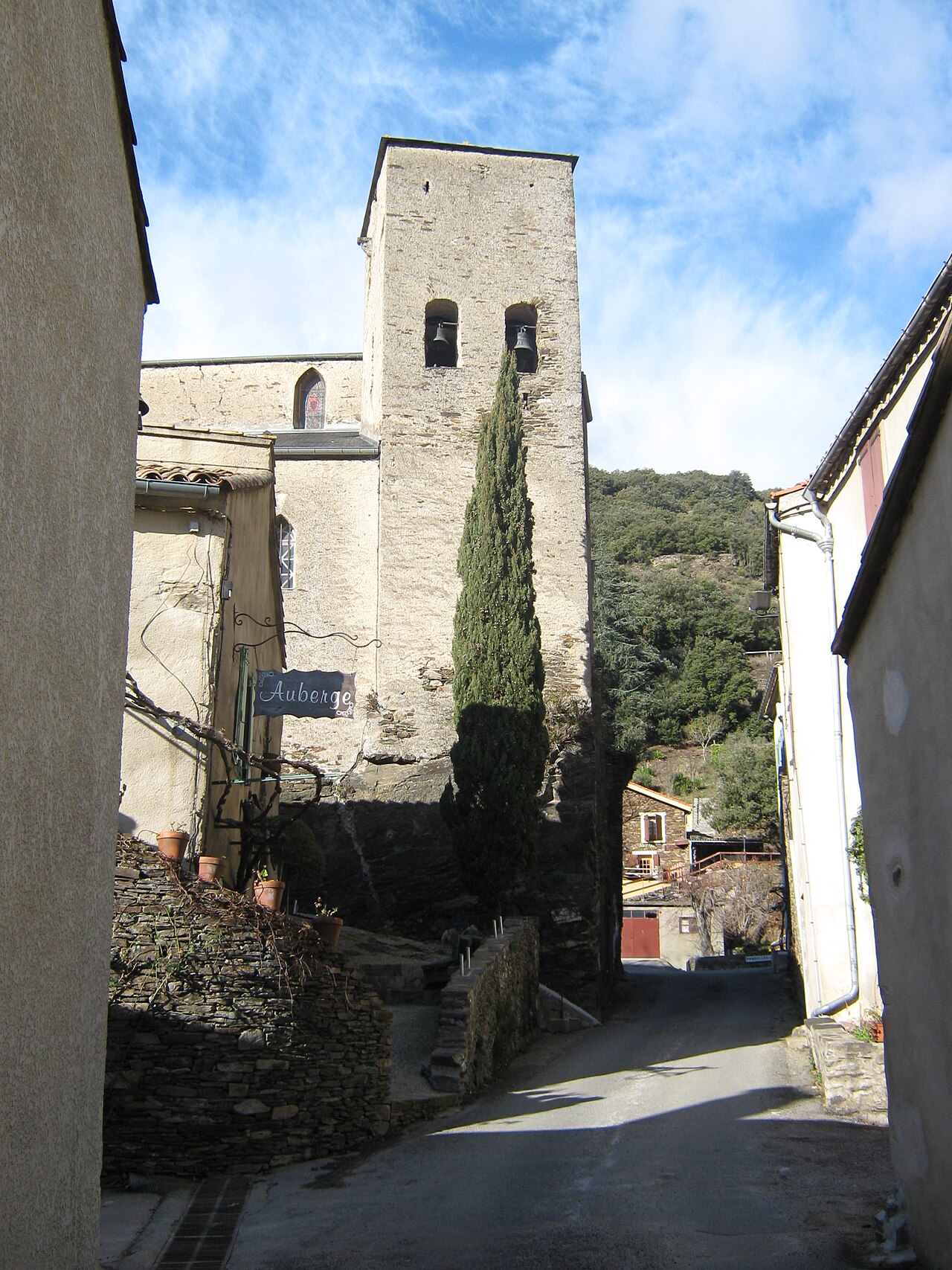 Clocher de l'église Sainte-Foy.